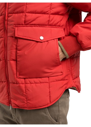 Replay CRVENA JAKNA OD RECIKLIRANOG RIPSTOP POLIESTERA - 5