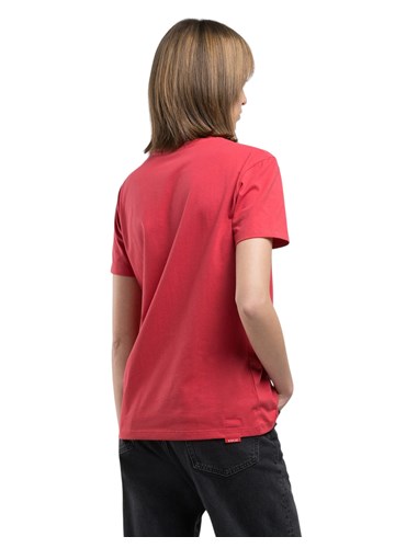 Replay CRVENA MAJICA REGULARNOG KROJA S IZVEZENIM SLOVOM R - 3