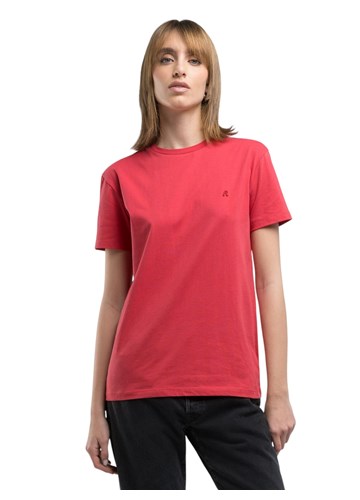 Replay CRVENA MAJICA REGULARNOG KROJA S IZVEZENIM SLOVOM R - 4