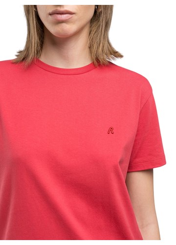 Replay CRVENA MAJICA REGULARNOG KROJA S IZVEZENIM SLOVOM R - 5