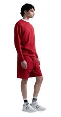 CRVENI SWEATSHIRT OD FROTIRA S IZVEZENIM SLOVOM R - 4