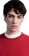 CRVENI SWEATSHIRT OD FROTIRA S IZVEZENIM SLOVOM R - 5