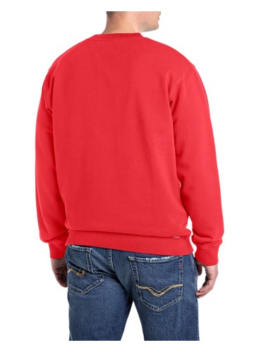 Replay CRVENI BASIC SWEATSHIRT S CRVENIM LOGOM - 2 Replay CRVENI BASIC SWEATSHIRT S CRVENIM LOGOM - 2