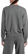 SIVI OVERSIZED PLETENI DŽEMPER S LAĐA IZREZOM - 2