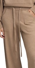 SMEĐE REGULAR-FIT PLETENE HLAČE - 5
