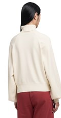 KREM BIJELA DOLČEVITA S RAGLAN RUKAVIMA - 3