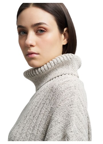 Replay SIVI REBRASTI DŽEMPER S VISOKIM OVRATNIKOM  - 6