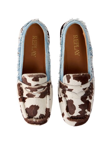 Replay DAVY PONY KOŽNE MOKASINE - 4