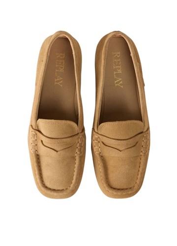 Replay DAVY TONAL MOKASINE OD SMEĐE BRUŠENE KOŽE - 4