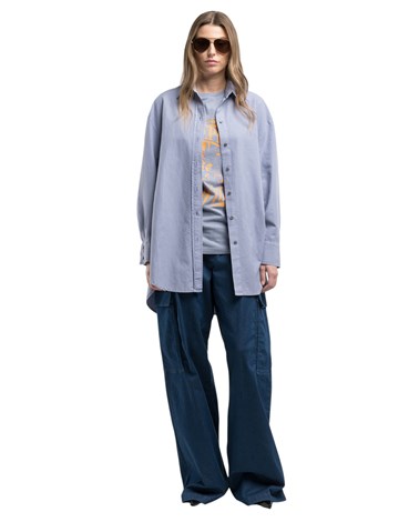 Replay denim cargo široke jeans hlače