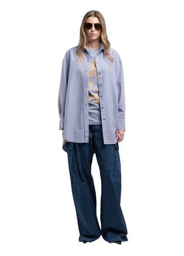 Replay DENIM CARGO ŠIROKE JEANS HLAČE - 1