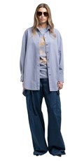 DENIM CARGO ŠIROKE JEANS HLAČE - 1