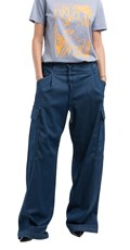 DENIM CARGO ŠIROKE JEANS HLAČE - 2
