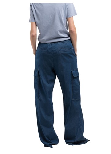 Replay DENIM CARGO ŠIROKE JEANS HLAČE - 3