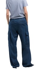 DENIM CARGO ŠIROKE JEANS HLAČE - 3