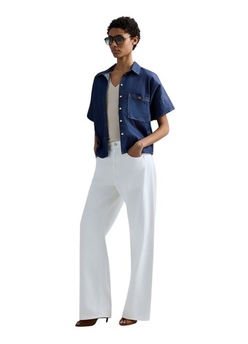 Replay DENIM KOŠULJA KRATKIH RUKAVA S DŽEPOM NA PRSIMA - 1