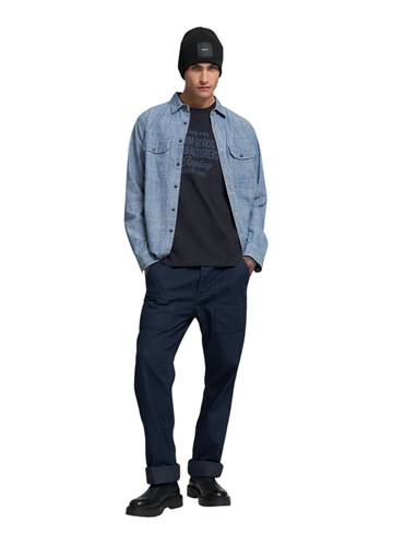 Replay DENIM KOŠULJA OD CHAMBREYA - 1