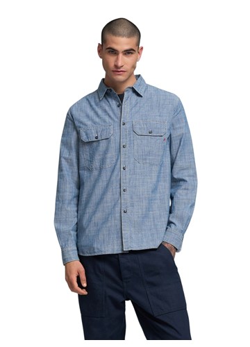 Replay DENIM KOŠULJA OD CHAMBREYA - 2