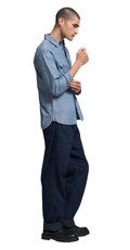 DENIM KOŠULJA OD CHAMBREYA - 4