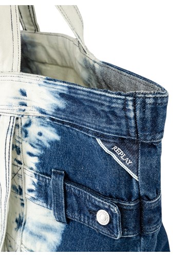 Replay DENIM SHOPPER TORBA S ISPRANIM EFEKTOM - 5
