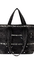 DENIM SHOPPER TORBA S UKRASNIM NITNAMA  - 1