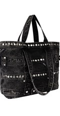 DENIM SHOPPER TORBA S UKRASNIM NITNAMA  - 2