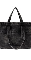 DENIM SHOPPER TORBA S UKRASNIM NITNAMA  - 3