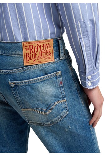 Replay DERYCK REGULAR FIT JEANS M1039R 814 96R - 6