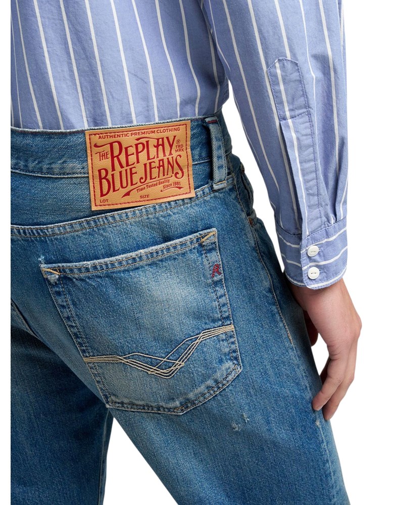 Replay DERYCK REGULAR FIT JEANS M1039R 814 96R - 6