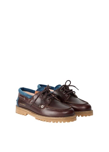 Replay DESERT W HISTORY ŽENSKE MOKASINE OD KOŽE I DENIMA - 2