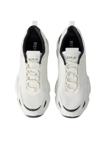 Replay DESTINY 2.0 SHEER BIJELE TENISICE NA VEZANJE - 4