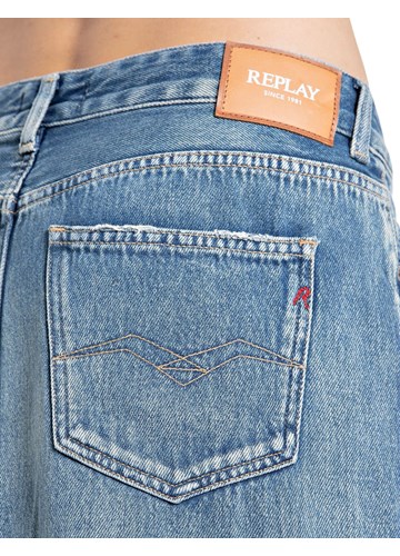 Replay DUGA DENIM SUKNJA S PROREZIMA - 8