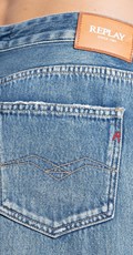 DUGA DENIM SUKNJA S PROREZIMA - 8