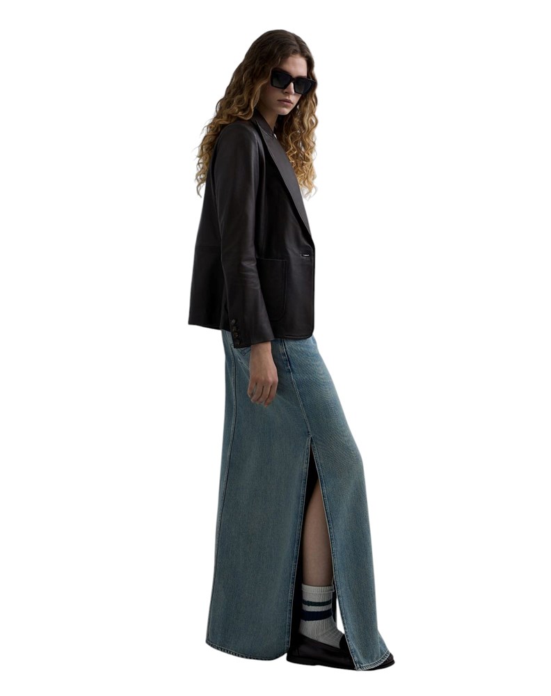 Replay DUGA DENIM SUKNJA S PROREZIMA - 4