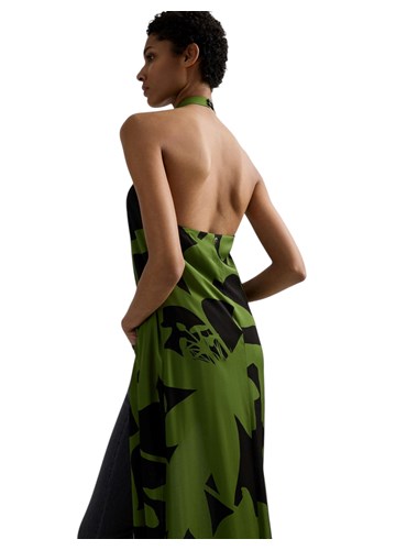 Replay DUGA ZELENA HALJINA S VELIKIM CVJETNIM PRINTOM - 6