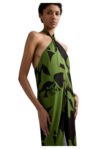 Replay DUGA ZELENA HALJINA S VELIKIM CVJETNIM PRINTOM - 7