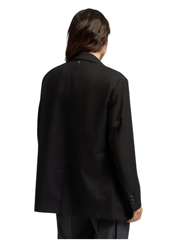 Replay DUGI CRNI SAKO OD MJEŠAVINE MATERIJALA - 3 Replay DUGI CRNI SAKO OD MJEŠAVINE MATERIJALA - 3