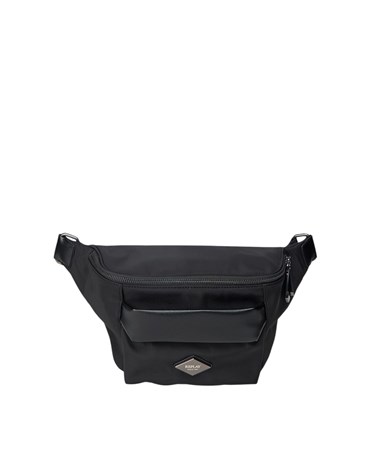 Replay praktična belt bag torbica s detaljem od teksturirane kože