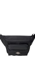 PRAKTIČNA BELT BAG TORBICA S DETALJEM OD TEKSTURIRANE KOŽE - 1