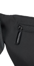 PRAKTIČNA BELT BAG TORBICA S DETALJEM OD TEKSTURIRANE KOŽE - 7