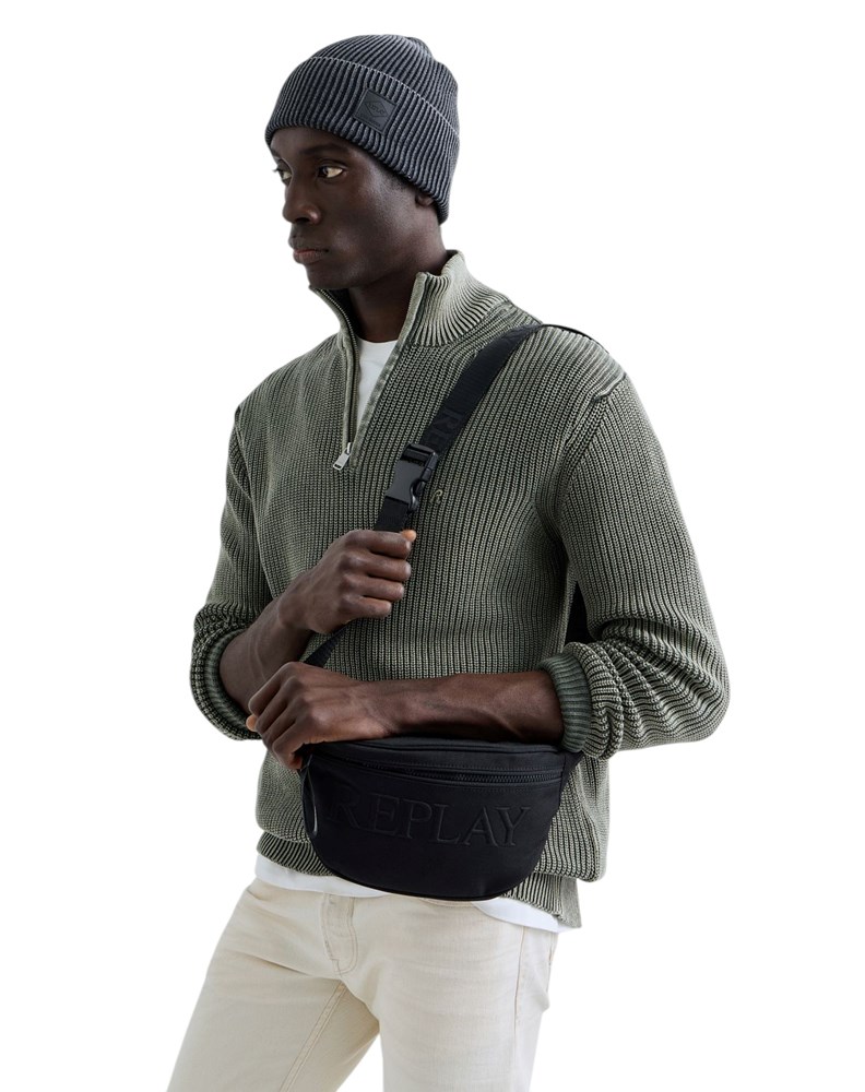 Replay JEDNOBOJNA BELT BAG TORBICA S DVA DŽEPA NA ZIP - 4