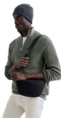JEDNOBOJNA BELT BAG TORBICA S DVA DŽEPA NA ZIP - 4