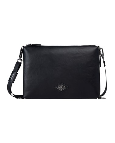Replay crna crossbody torba s prošivenim maskirnim uzorkom