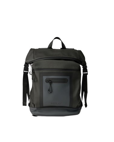 Replay crni urban tech ruksak od funkcionalnog platna