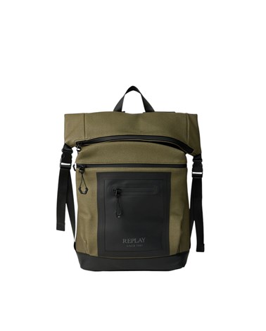 Replay zeleni urban tech ruksak od funkcionalnog platna
