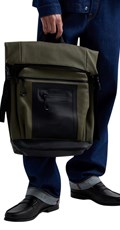 ZELENI URBAN TECH RUKSAK OD FUNKCIONALNOG PLATNA - 4