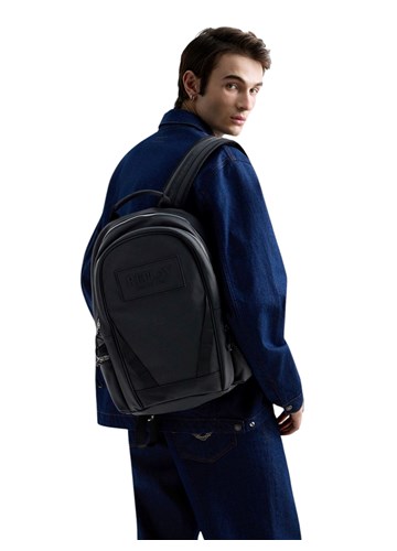 Replay CRNI REPLAY RUKSAK S RELJEFNIM LOGOTIPOM I BOČNIM DŽEPOVIMA - 4