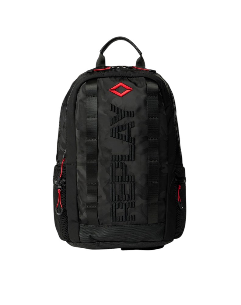 Replay CRNI REPLAY RUKSAK S CAMO UZORKOM I CRVENIM DETALJIMA - 1