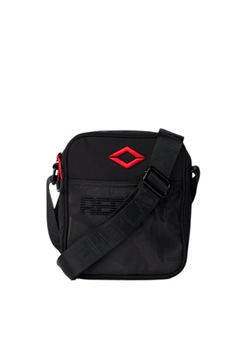 Replay CRNA REPLAY CROSSBODY TORBA S CAMO DETALJEM I CRVENIM LOGOTIPOM - 1