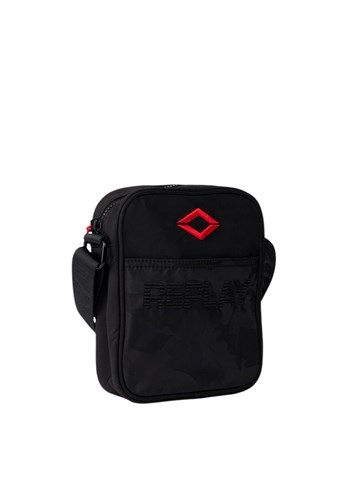 Replay CRNA REPLAY CROSSBODY TORBA S CAMO DETALJEM I CRVENIM LOGOTIPOM - 3